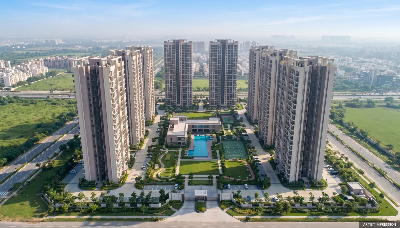 Artist’s impression of the planned residential towers